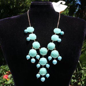 Boho Necklace Blue & Turquoise Statement Stunner